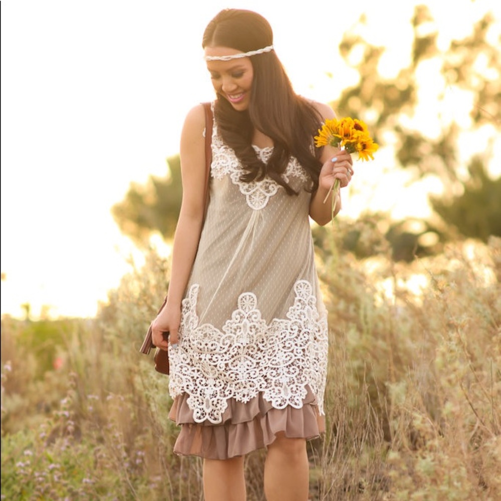 CLEARANCE SALE! Modcloth ruffles and lace dress